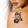 T-4002 Stencil Tattoo Self adhesive Stencils Face Painting Design Decoration Butterfly