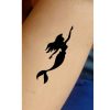 TR-1007 Stencil Tattoo Self adhesive Stencils Face Painting Design Decoration Mermaid