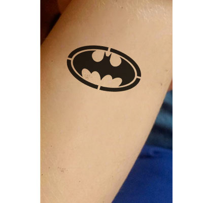 TR-1017 Bat Stencil Tattoo Self adhesive Stencils Face Painting Design Decoration
