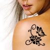 TR-4001 Flower Butterfly Stencil Tattoo Self adhesive Stencils Face Painting Design Decoration