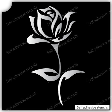 TR-8004 Stencil Tattoo Self adhesive Stencils Face Painting Design Decoration Flower eimpression.ca