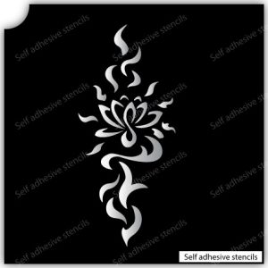 TR-8009 Stencil Tattoo Self adhesive Stencils Face Painting Design Decoration Flower eimpression.ca